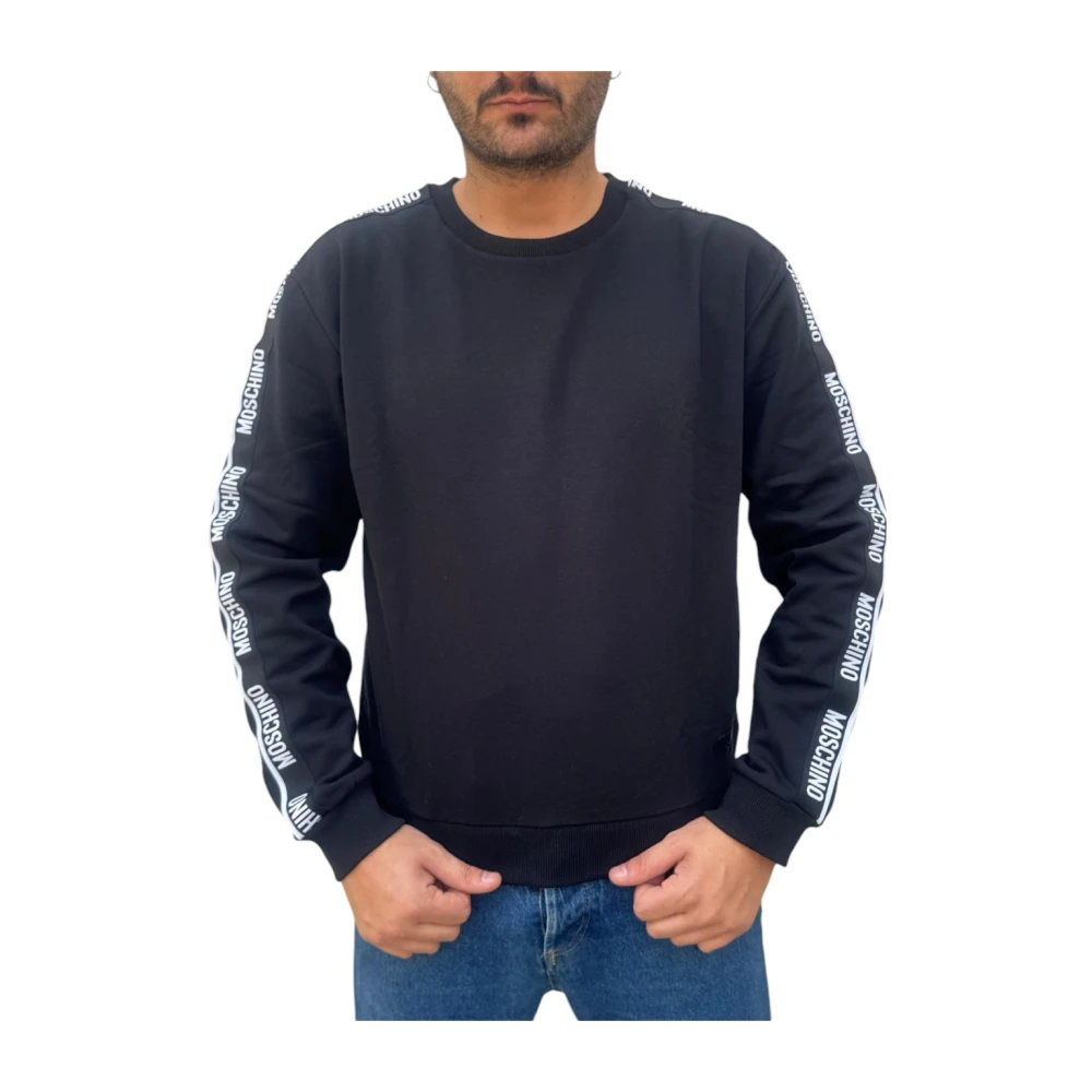 Moschino Stijlvolle Sweatshirt voor Mannen Black Heren