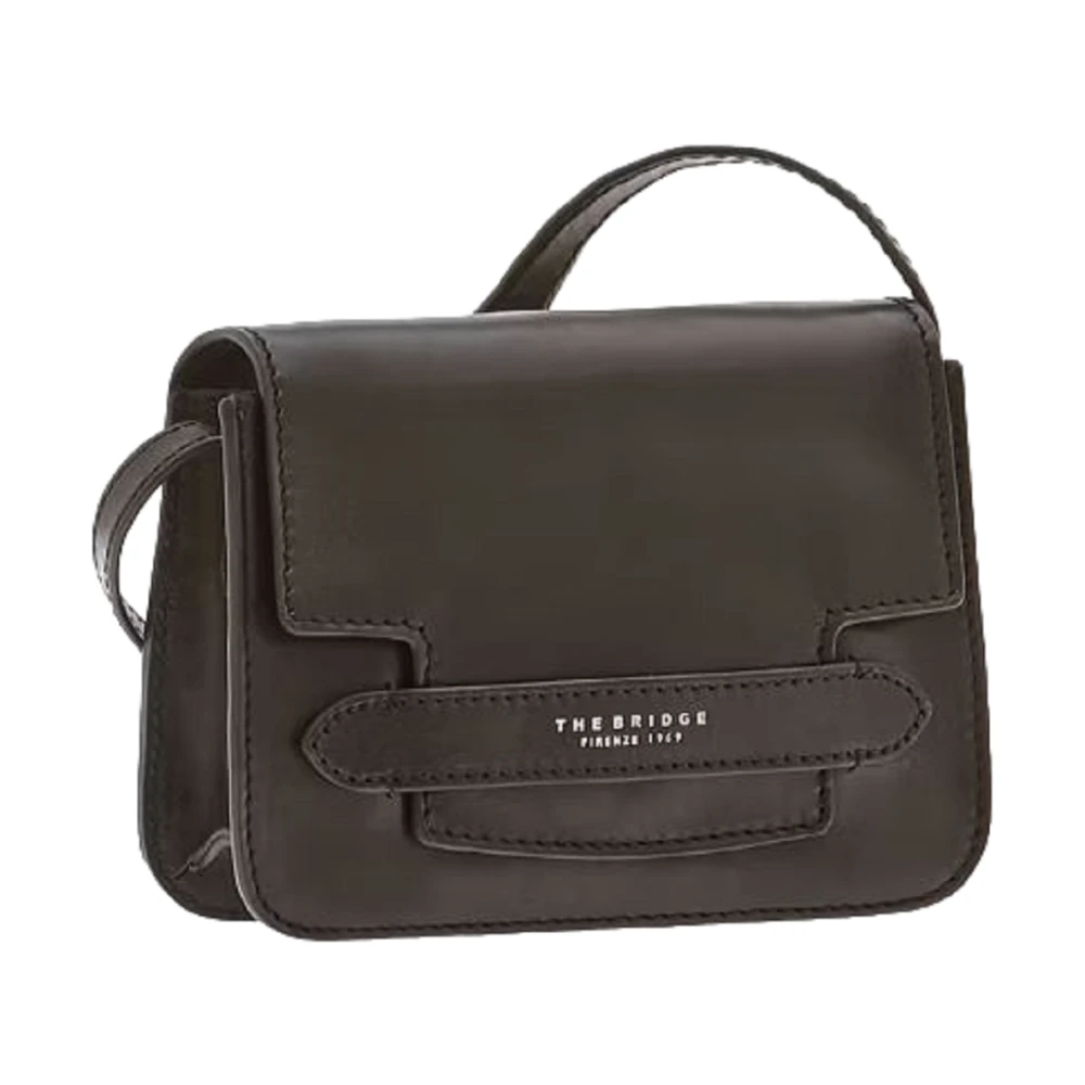 The Bridge Women's Black Cross Body Bags, One Size, Lucrezia Crossbody Bag