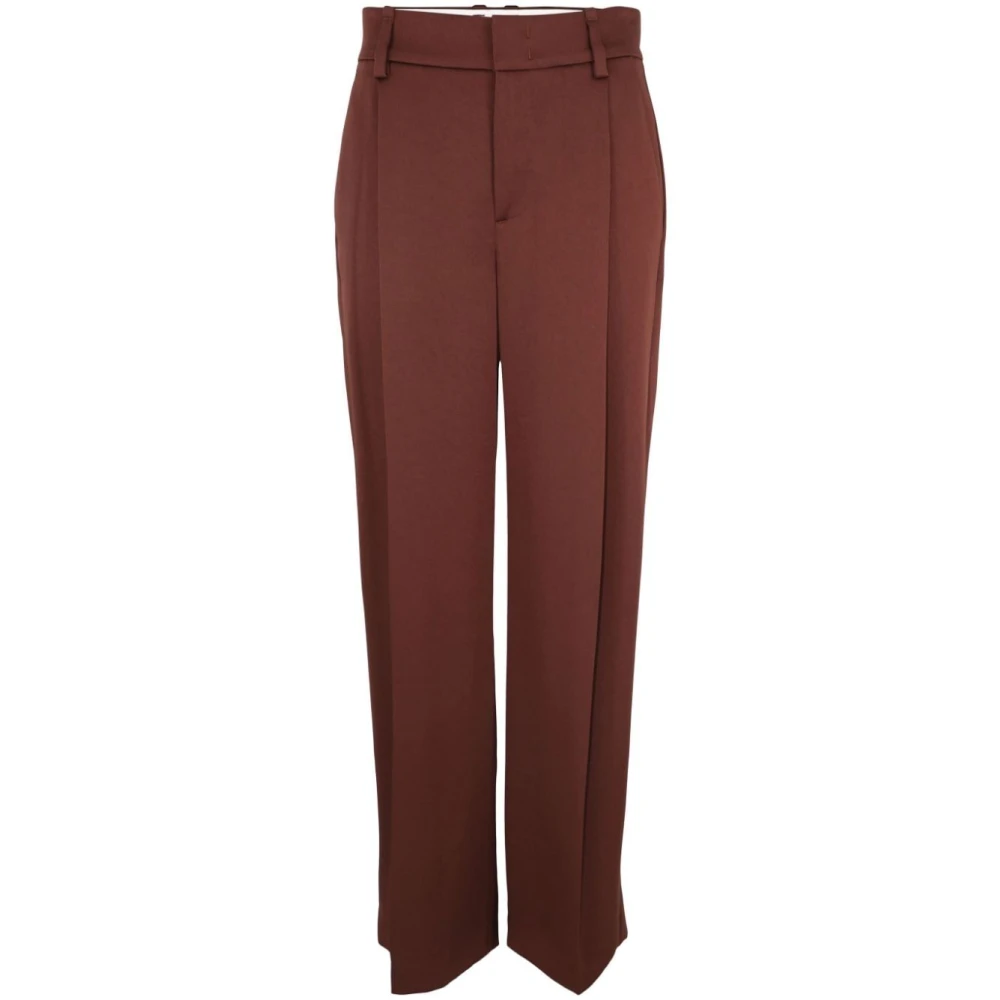 Vince Rosewood Wide Leg Broek Red Dames