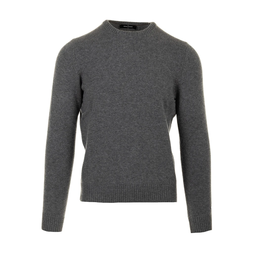 Gran Sasso Grijze Sweater Paricollo Gray Heren
