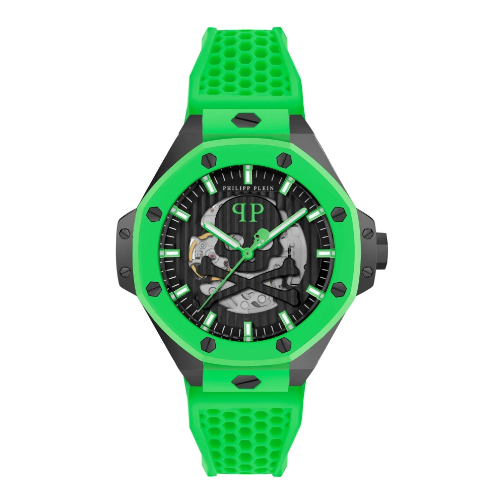 Philipp Plein , Watches, Male, Green, One Size, Plein $Keleton Royal