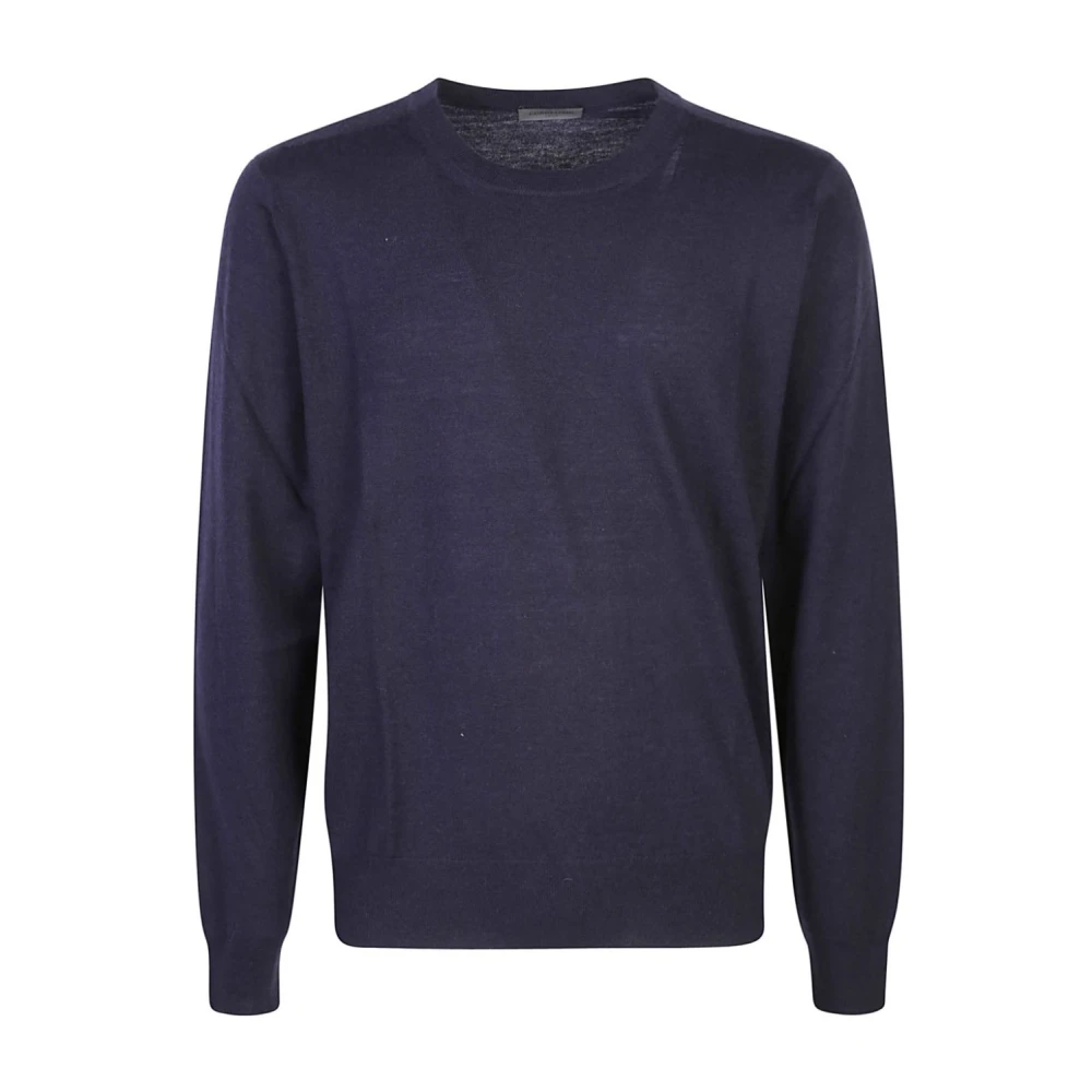 Corneliani Blauwe Sweater voor Mannen Aw24 Blue Heren