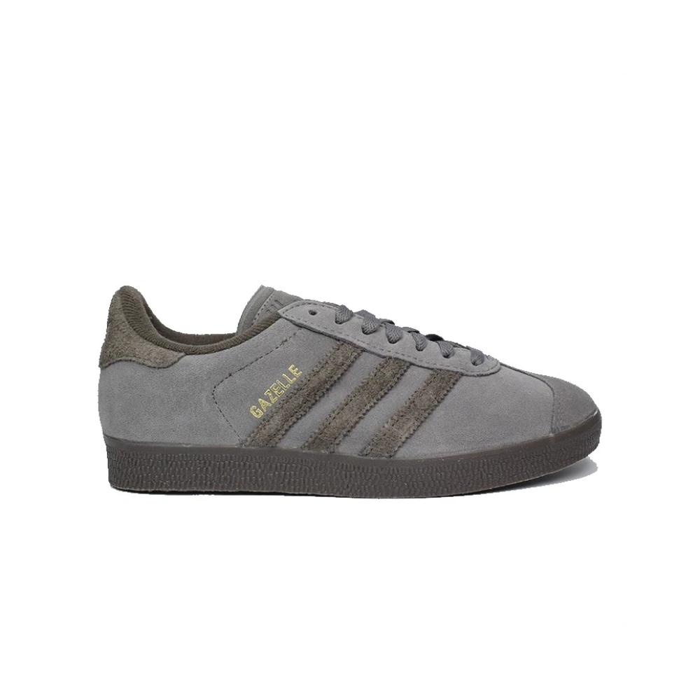 Adidas Gazelle Charcoal/Brown Sneakers Gray, Herr