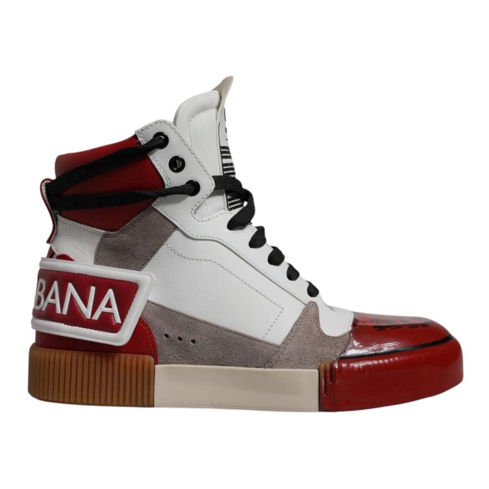 Dolce & Gabbana High Top Sneakers Heren Schoenen Veelkleurig Multicolor