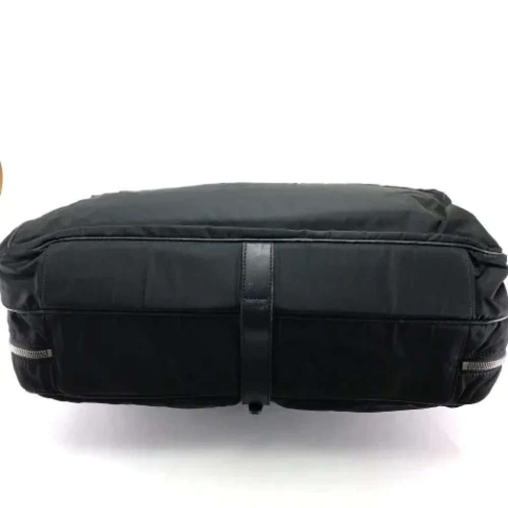 Prada Vintage Pre-owned Leather prada-bags Black Dames