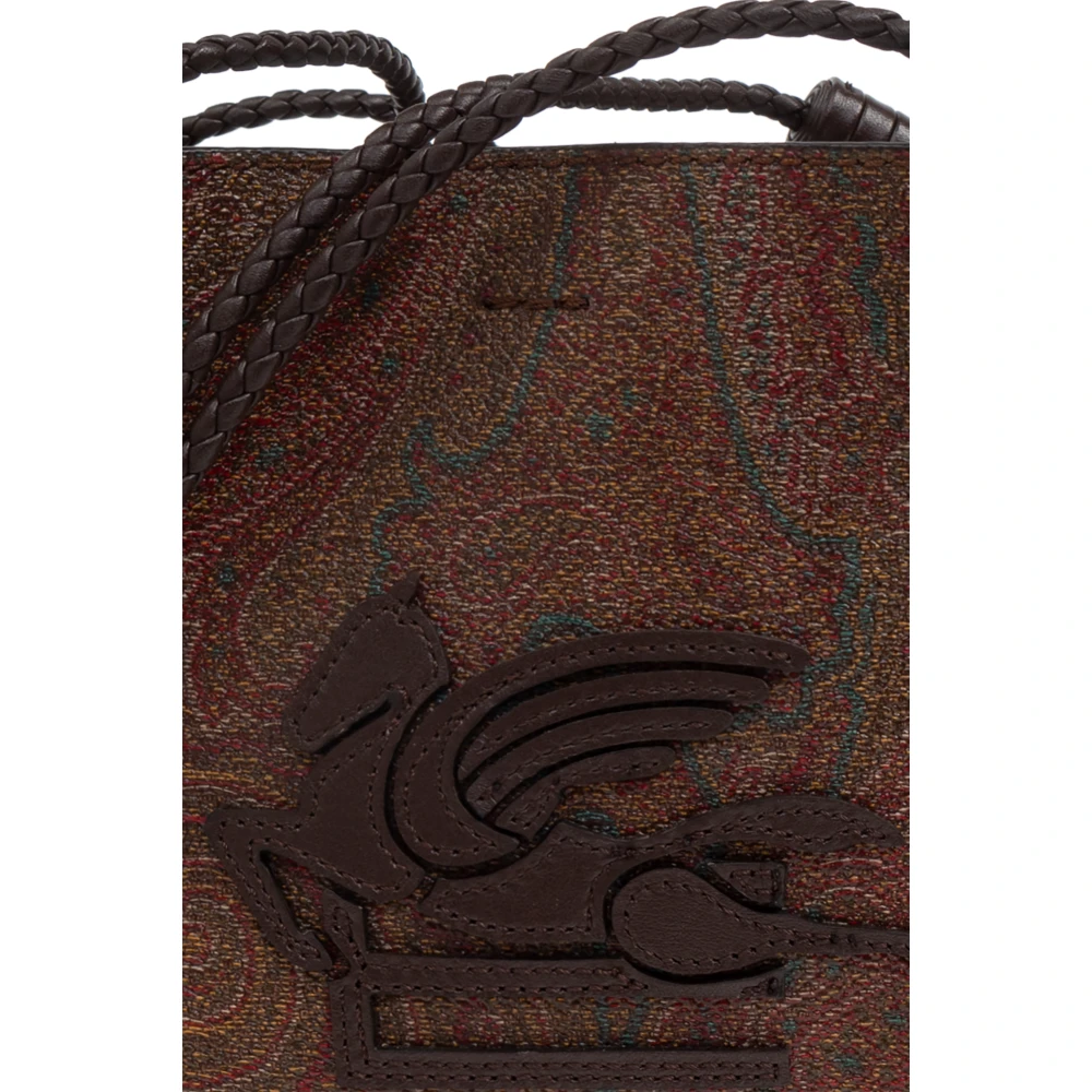 ETRO Schoudertas Libra Mini Brown Dames