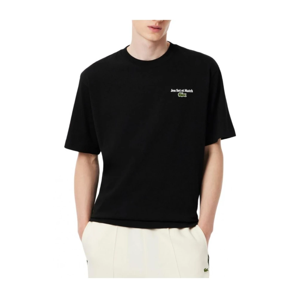 Lacoste Uomo Nero Top, S, New,