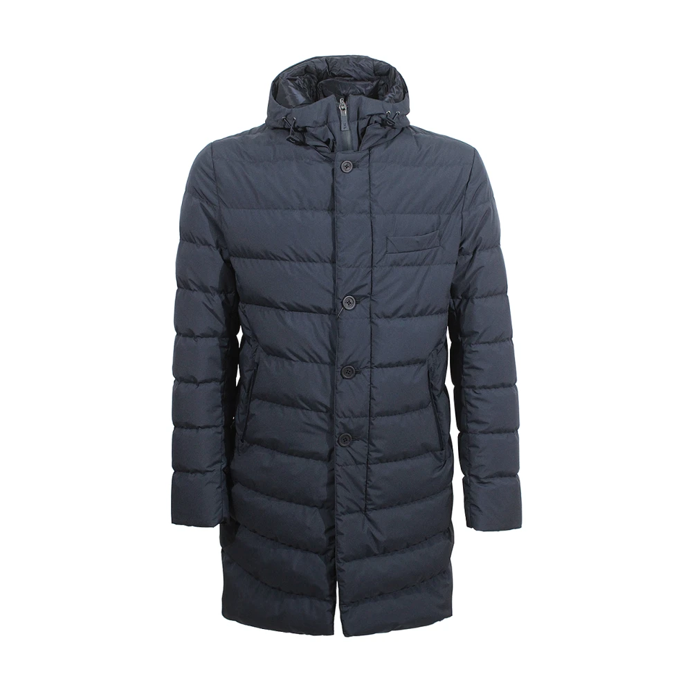 Herno Blauwe Donsjas Blue Heren
