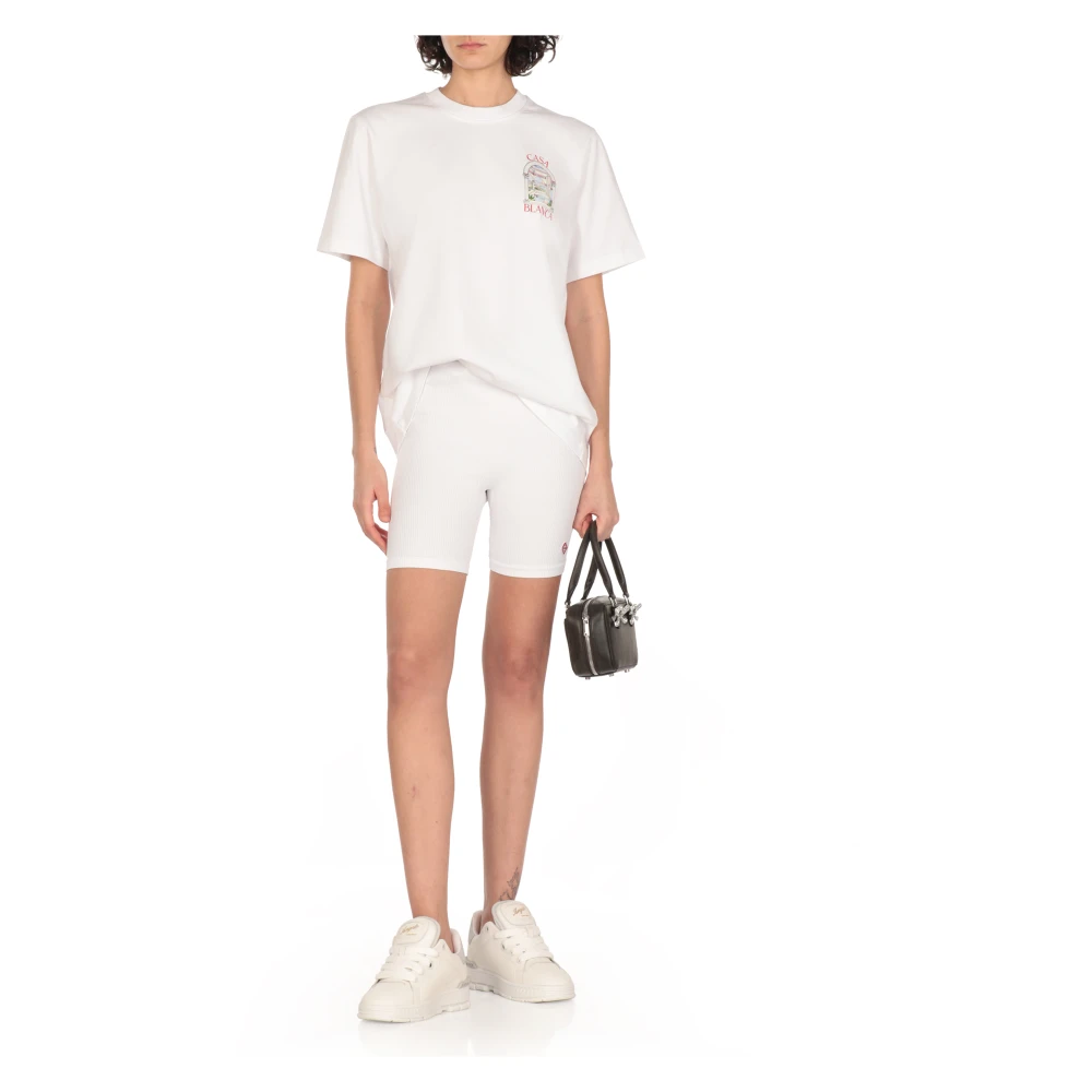 Casablanca Le Passage Wit T-shirt en Polo White Dames