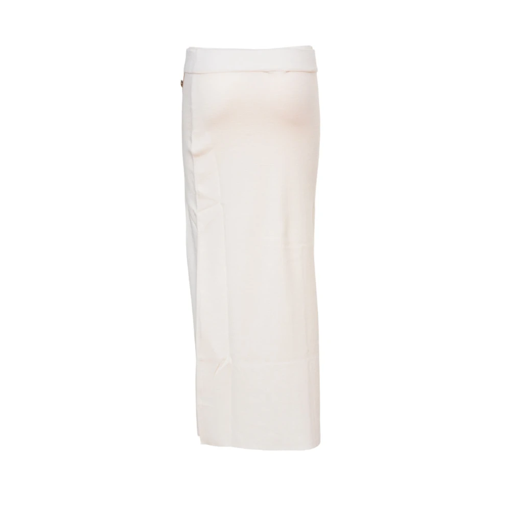 Nenette Maxi Wool Blend Skirt Beige Dames