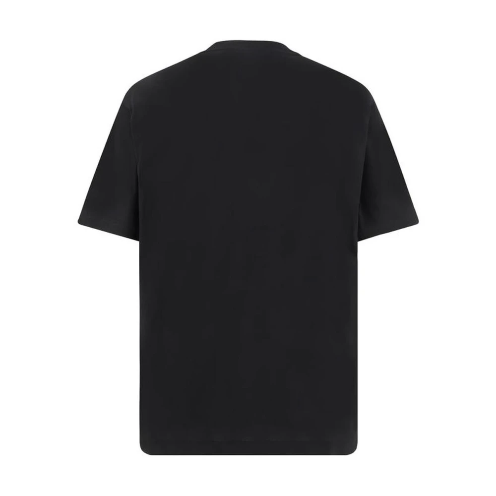 Dolce & Gabbana Iconisch Monogram Katoenen T-shirt Black Heren