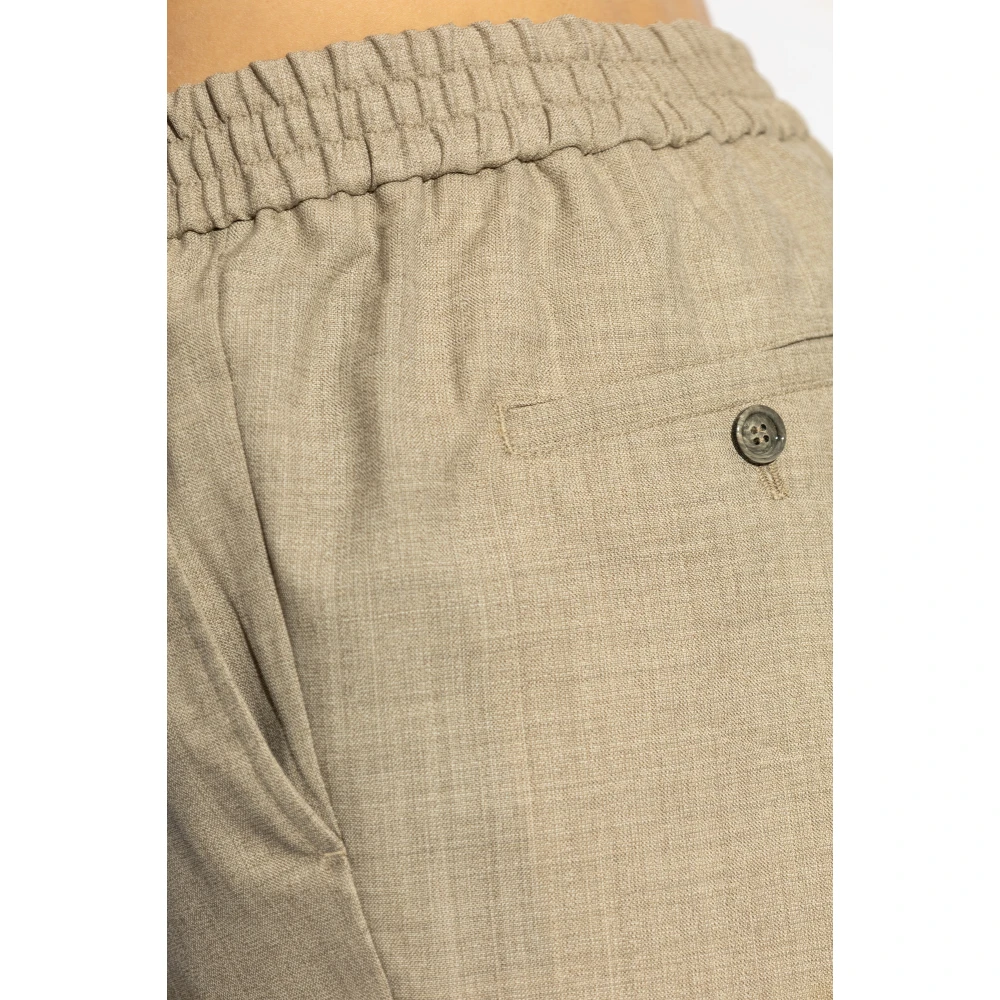 Ami Paris Wollen broek Beige Heren