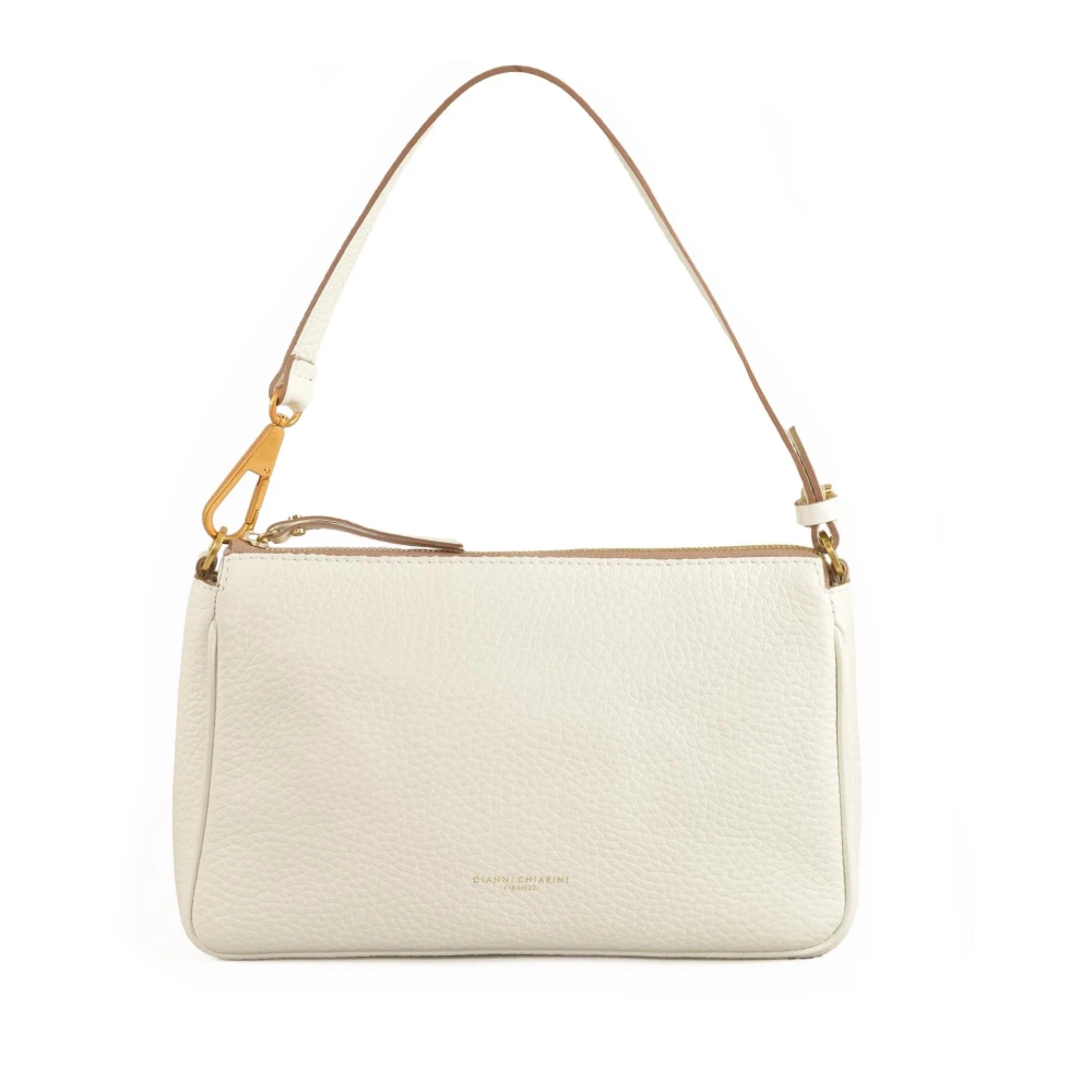 Gianni Chiarini Leren Handtas White Dames