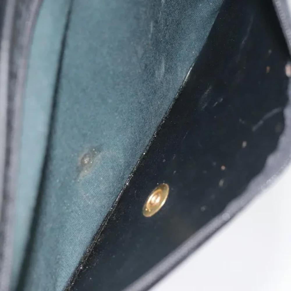 Dior Vintage Pre-owned Canvas clutches Black Dames