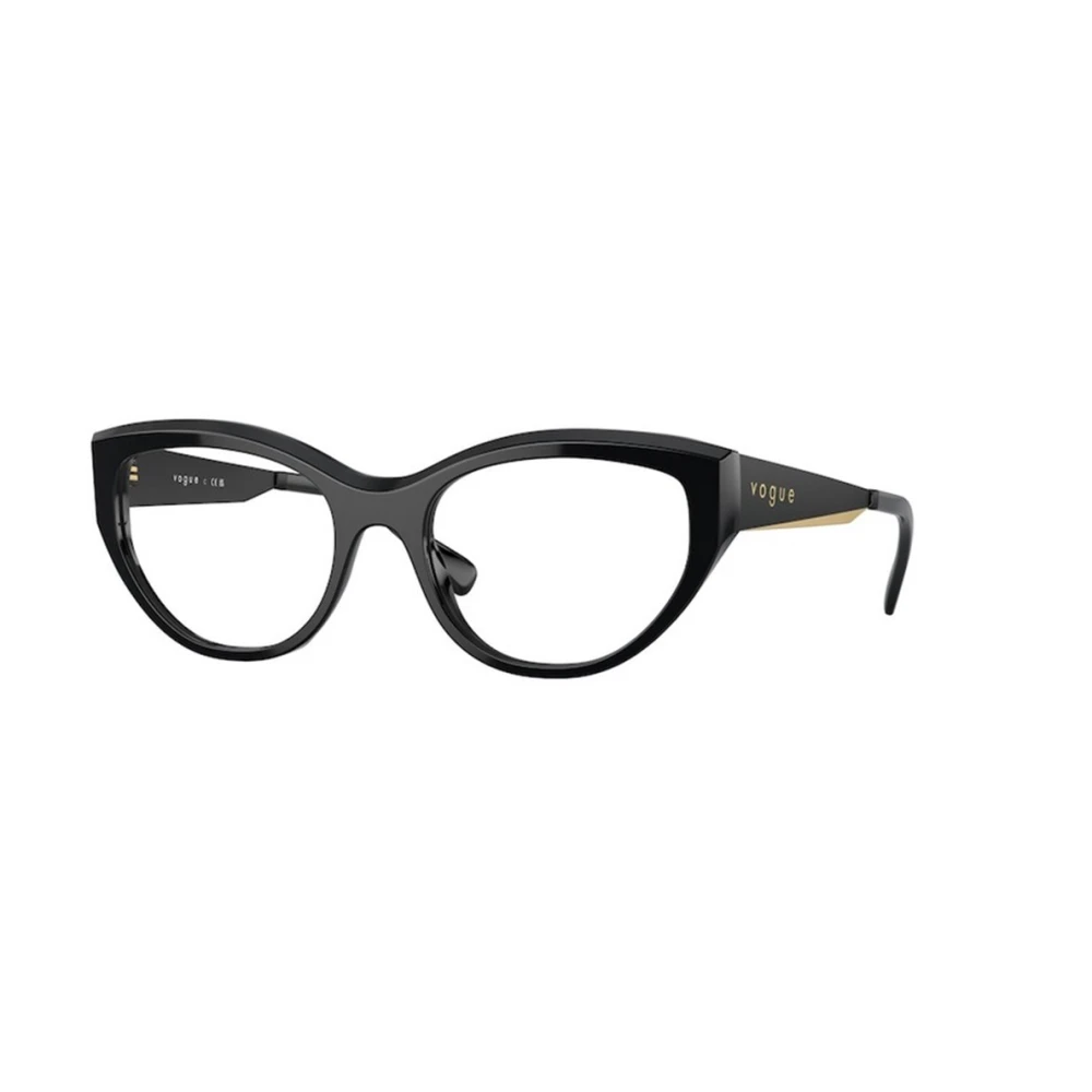 Vogue Women's Black Glasses, 53 Mm, Authentic Glasses With Top-Notch Service