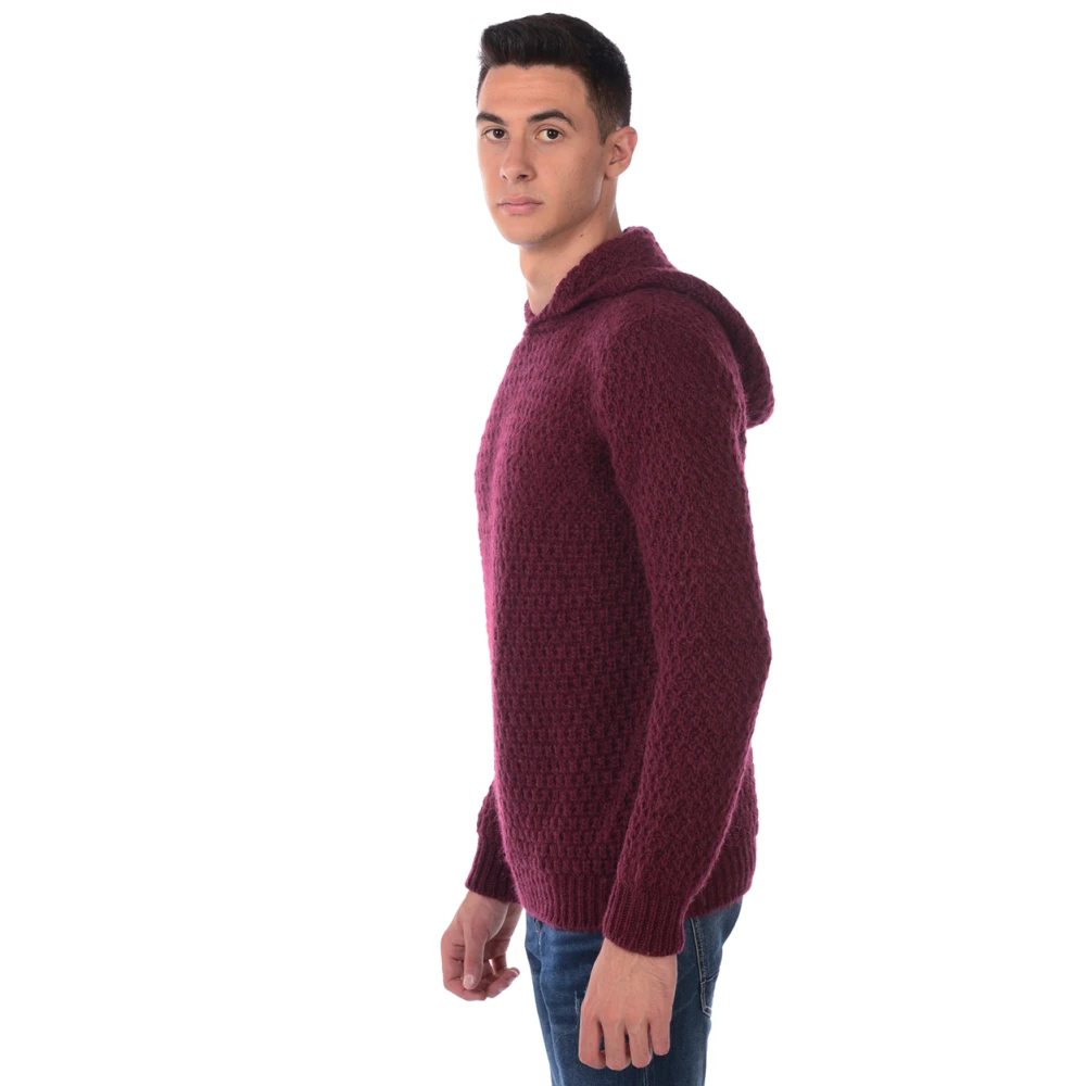 Daniele Alessandrini Tennisveld Sweater Pullover Red Heren