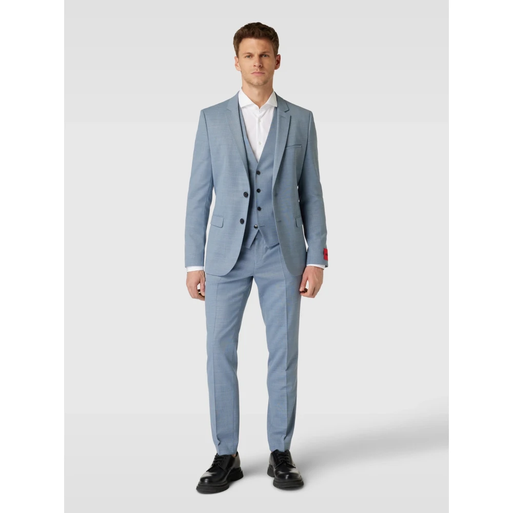 Hugo Boss Stijlvolle Mouwloze Vest voor Mannen Blue Heren