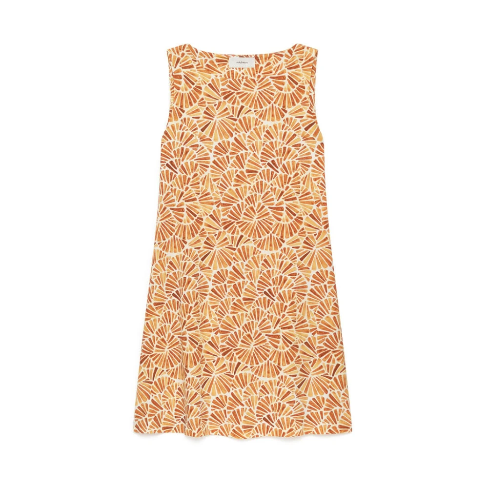 Maliparmi Vrouw Geel Kleedjes Dames, 2XL, Abito Shell Dress