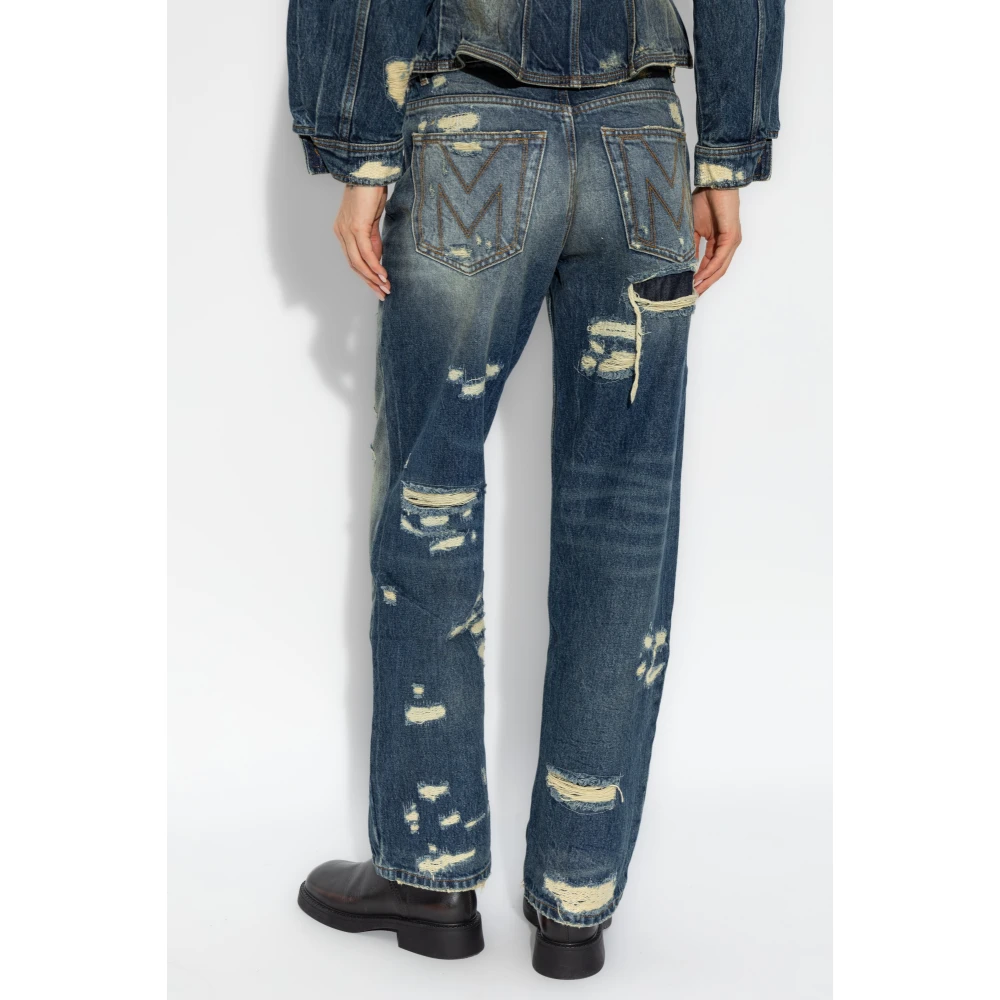 Marc Jacobs Jeans met distressing Blue Dames