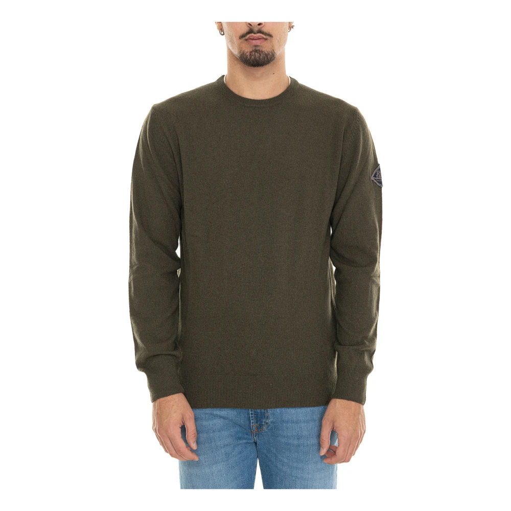 Roy Roger's Ribgebreide Trui met Armband Green Heren