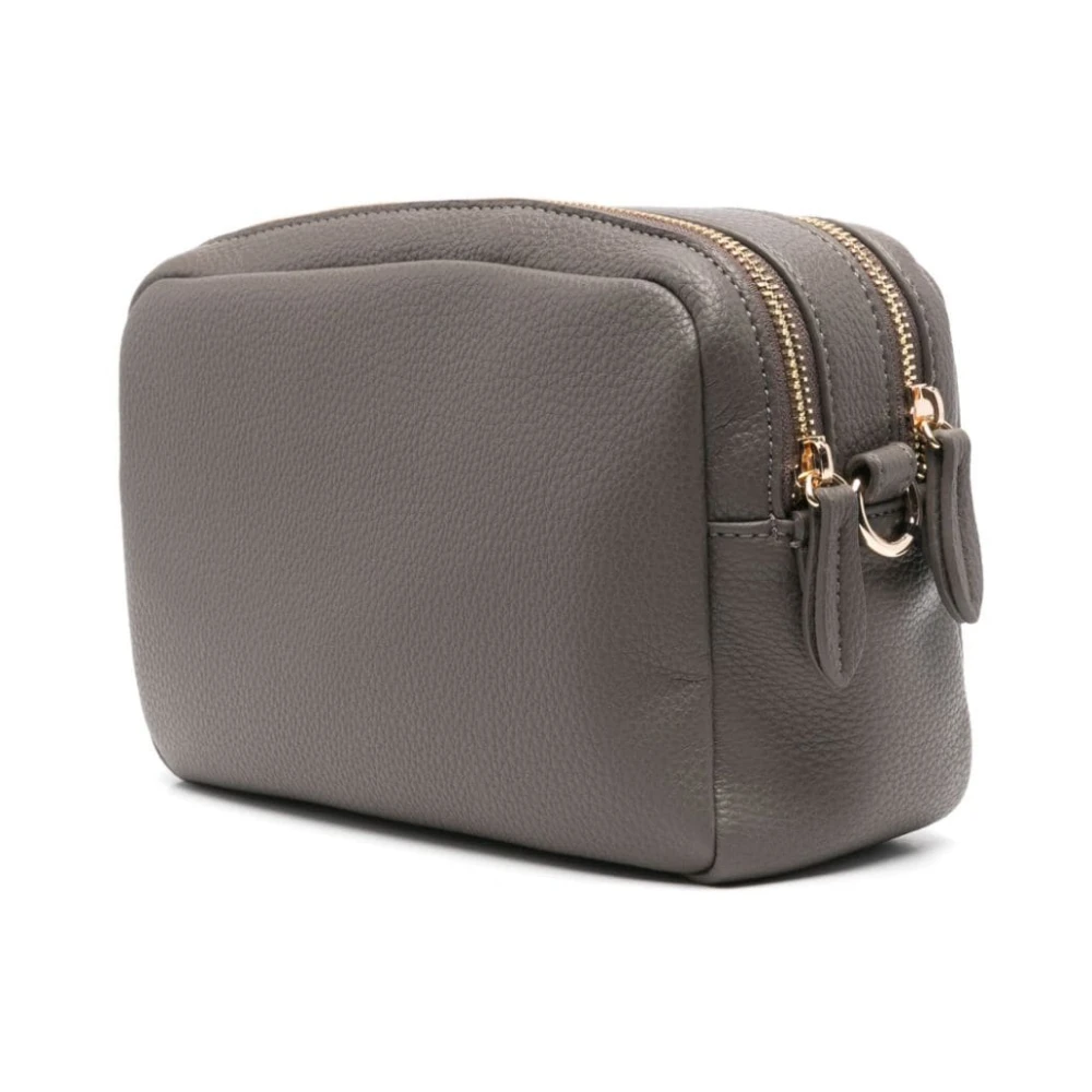 Twinset Grijze Faux Leren Schoudertas Gray Dames