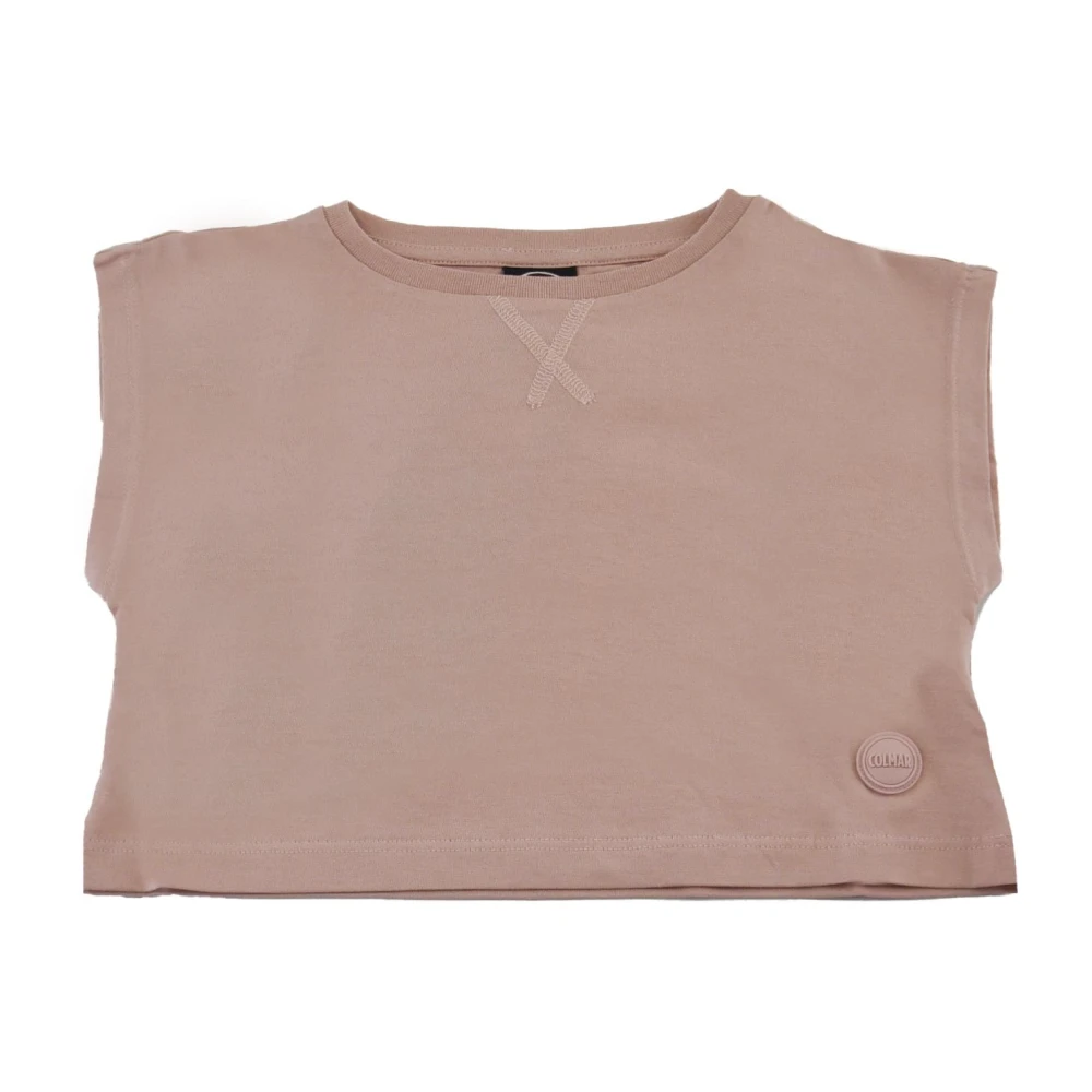 Colmar Essentiell Cropped Bomull T-shirt Pink, Flicka