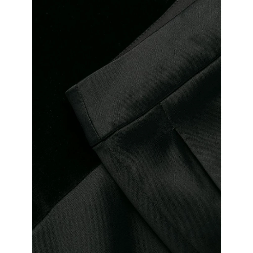 Moschino Blauwe Textiel Broek Black Dames