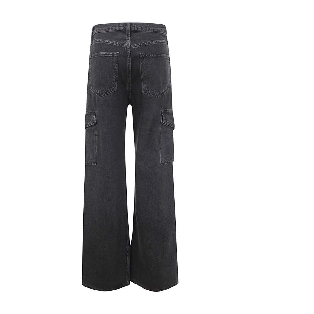 Agolde Spider Minka Cargo Jeans Black Dames