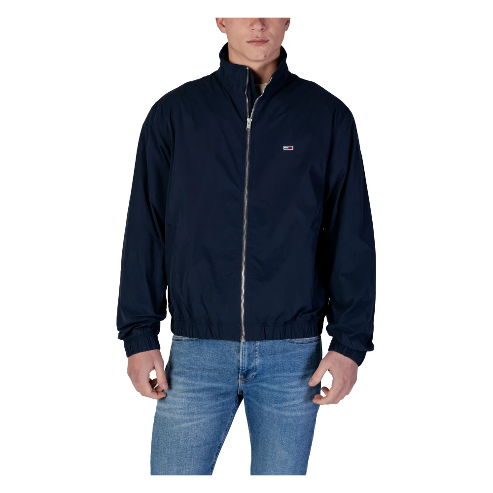Tommy Jeans Blauwe Blazer met Lange Mouwen en Zakken Blue Heren