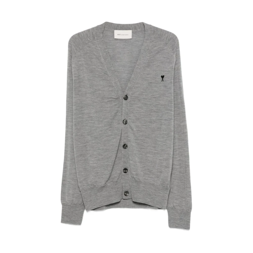 Ami Paris Uomo Grigio Maglie, L, New,