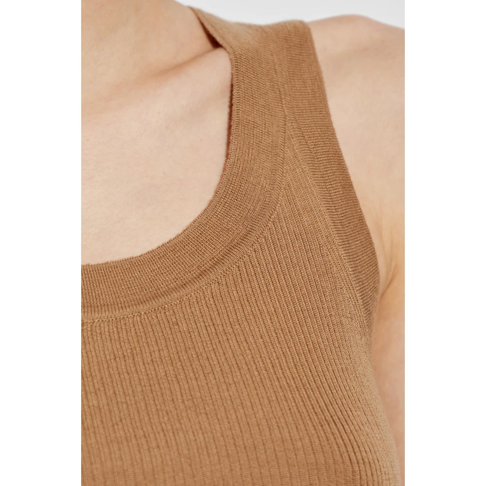 Max Mara Top Eliadi Brown Dames