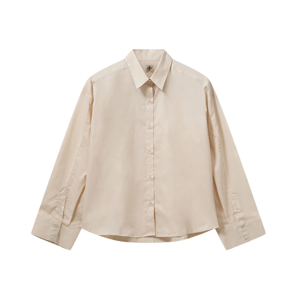 The Garment Beige Luxurious Cotton Formal Shirt - Female - Shirts - Xs - Blouses & Shirts