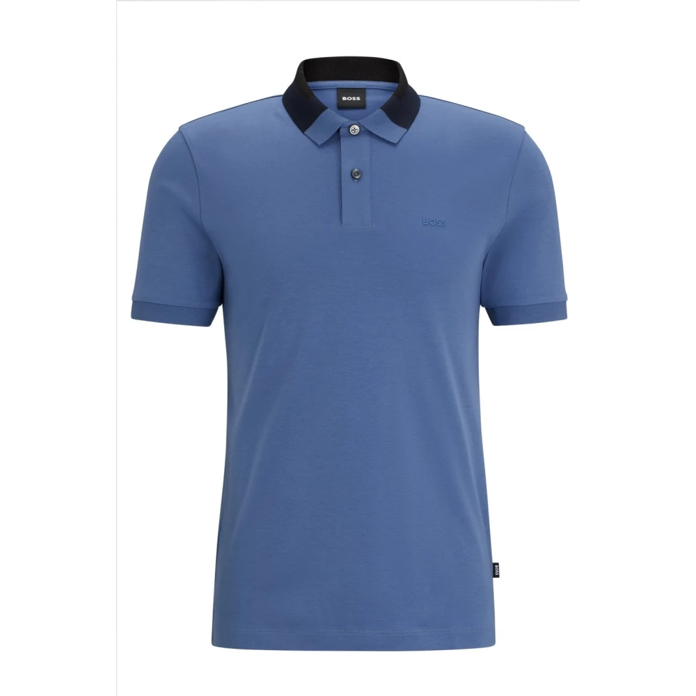 Hugo Boss Blauwe Phillipson 116 Polo Shirt Blue Heren
