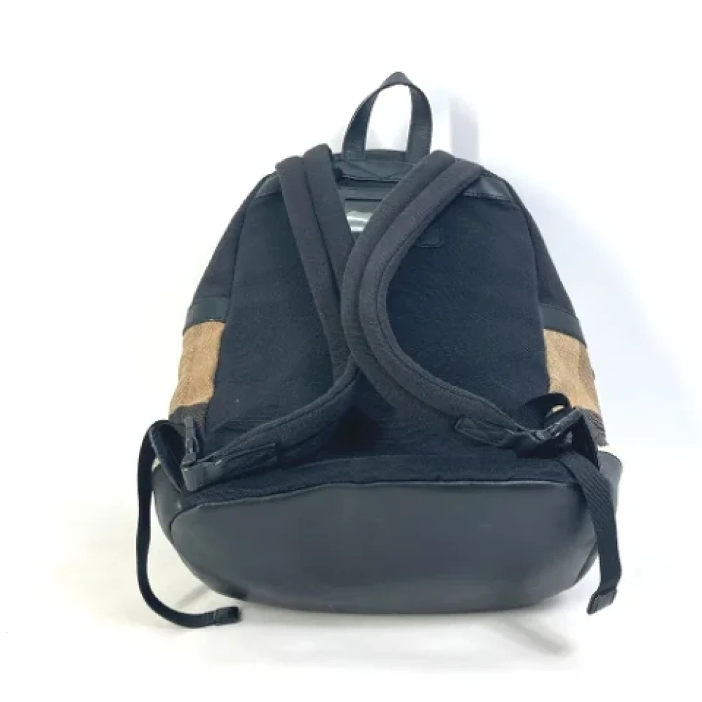 Burberry Vintage Pre-owned Canvas backpacks Beige Heren