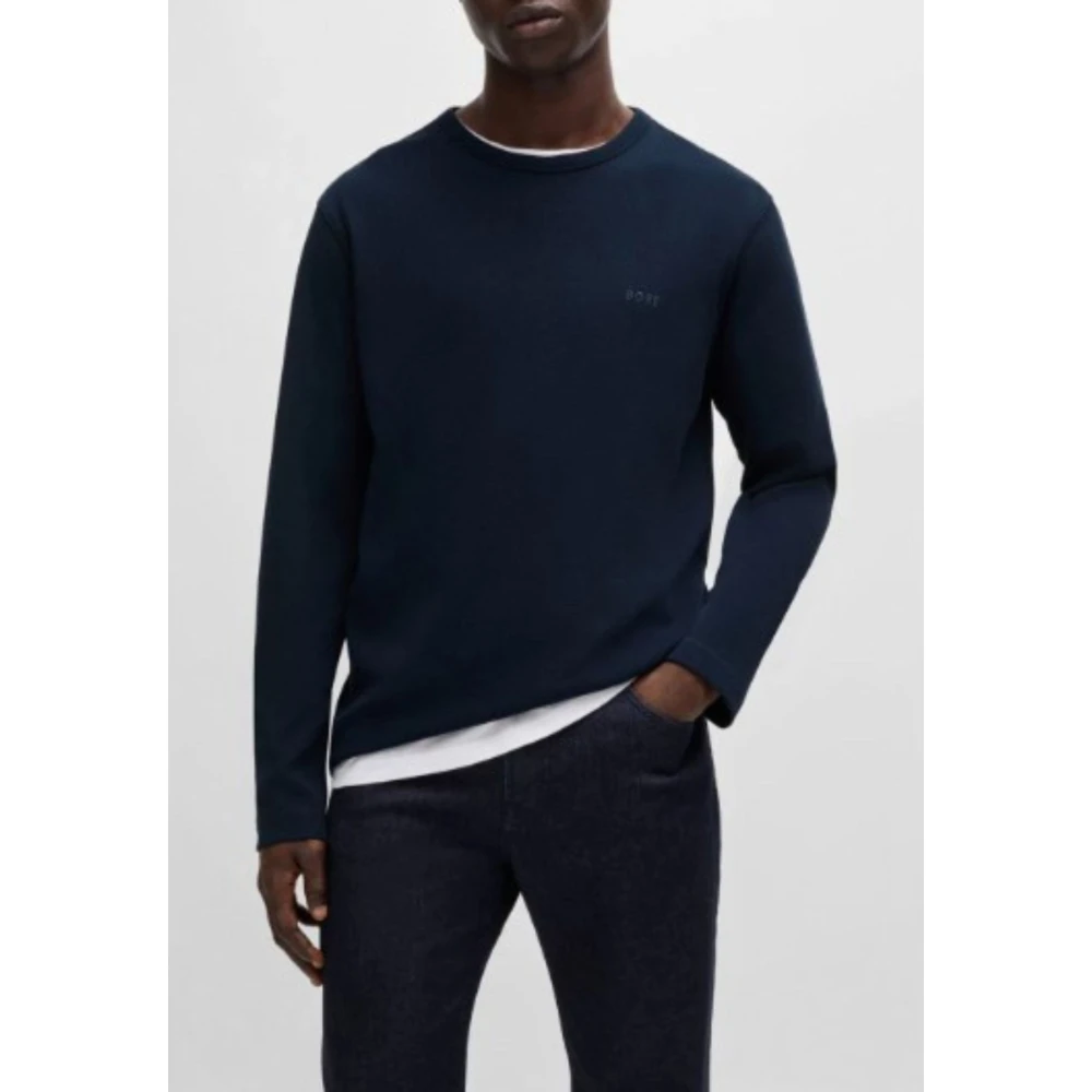 Hugo Boss Heren Storm Trui Blue Heren