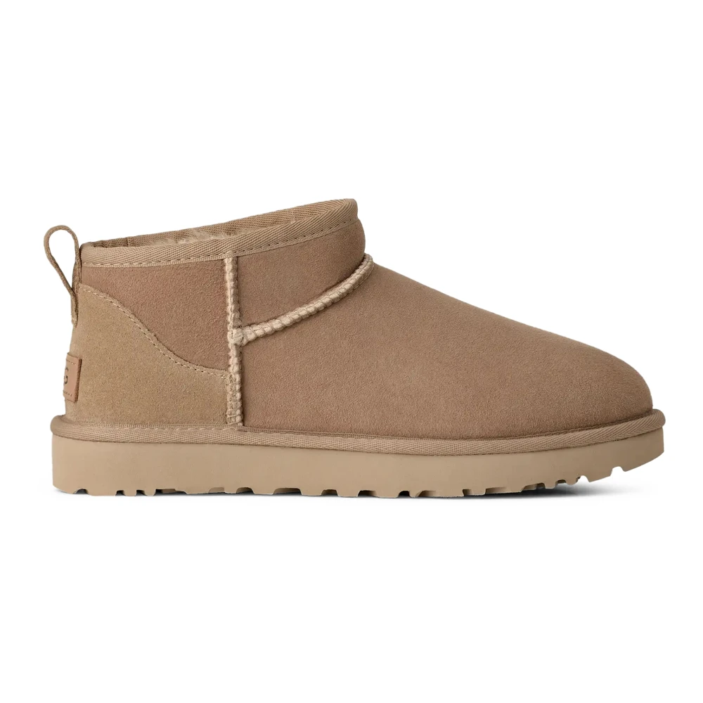 Ugg Women's Beige Classic Ultra Mini - Winter Boots - 5 Uk - Shoes