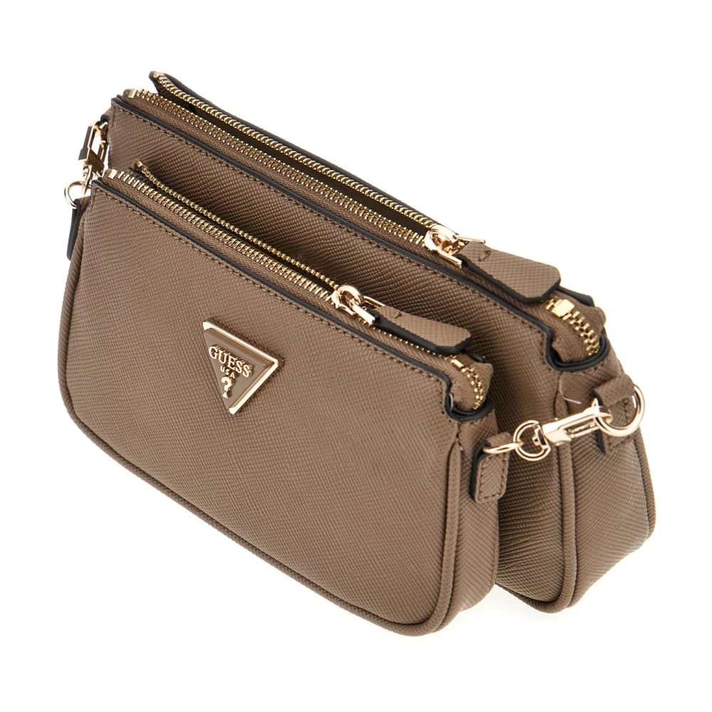 Guess Stijlvolle Crossbody Handtas Beige Dames