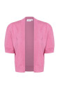 pink-cosmos-melange-bolero-sweater