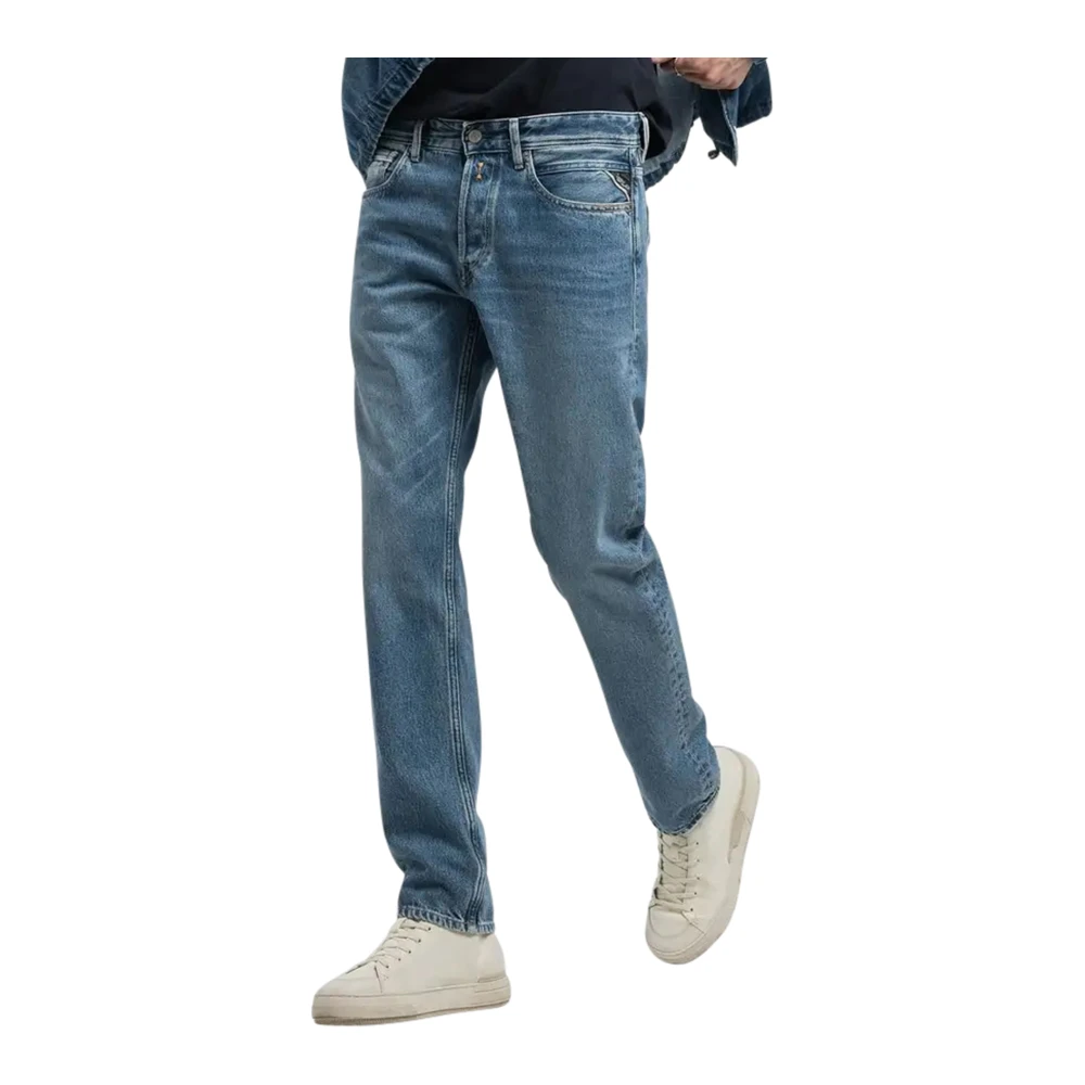 Replay Uomo Blu Jeans, W38 L32, New,
