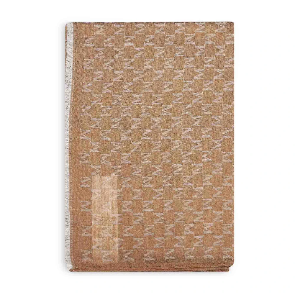 Max Mara Brown Scarves, Female, One Size, Mxapaniere Scarf
