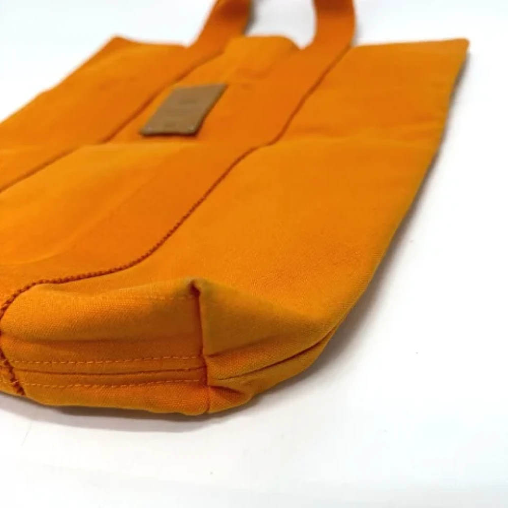 Hermès Vintage Pre-owned Fabric handbags Orange Dames