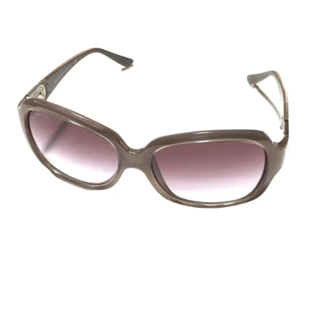 Bvlgari Vintage Pre-owned Plastic sunglasses Red Dames
