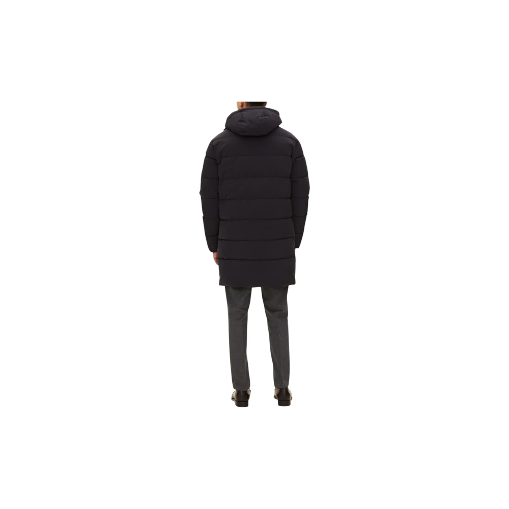 Oscar Jacobson Gevoerde Wind- en Waterafstotende Parka Blue Heren