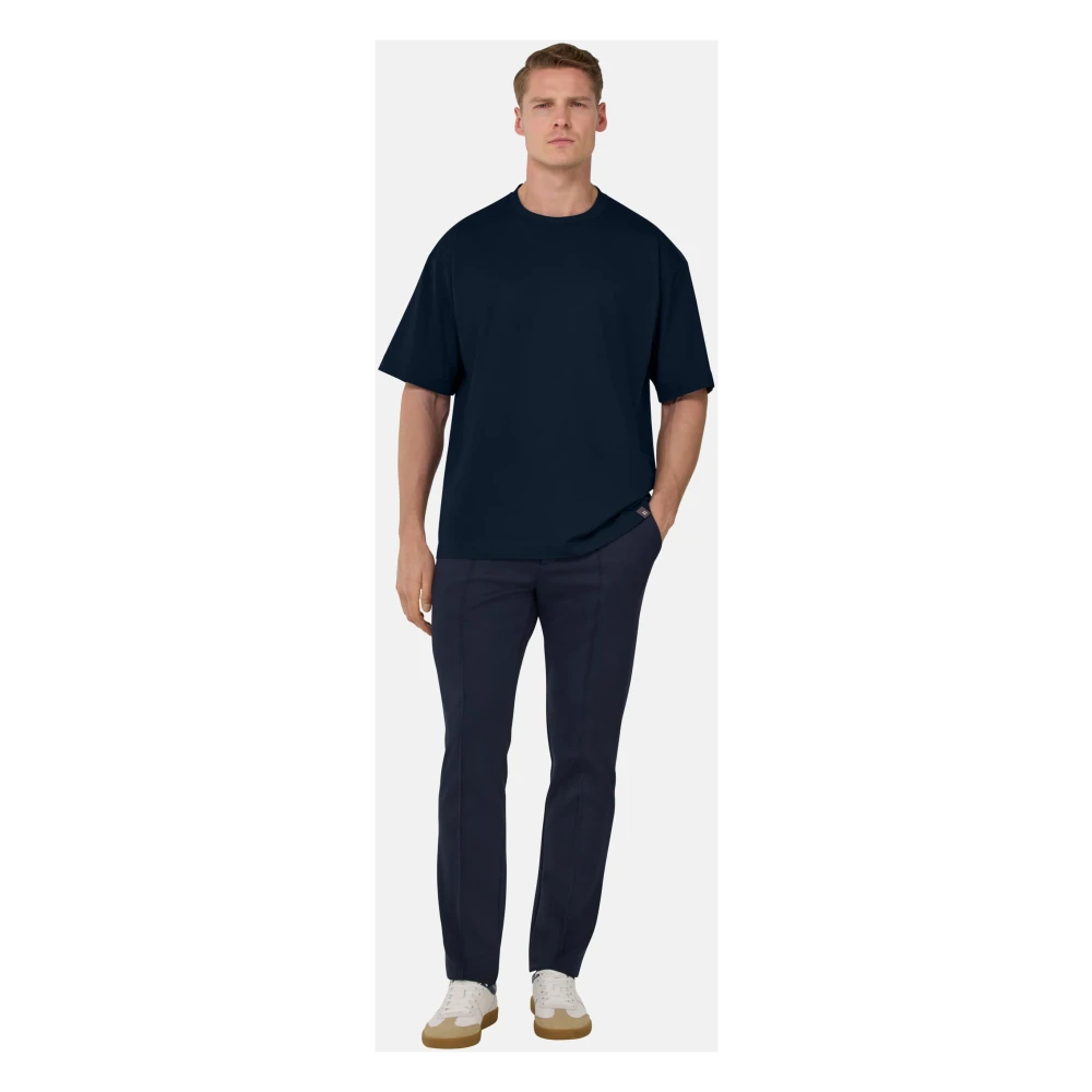 Boggi Milano Oversized T-shirt Blue Heren