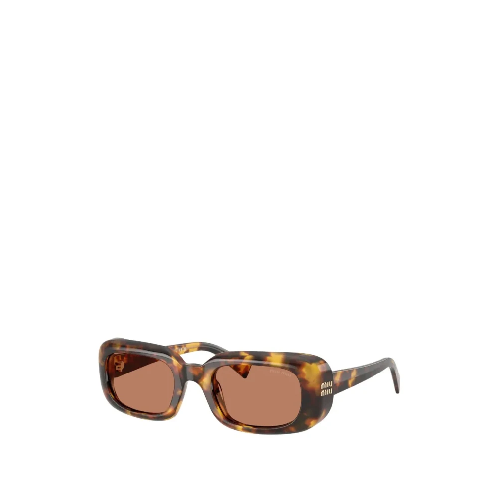 Miu Miu Woman Sunglass MU B13S - Frame color: Honey Havana, Lens color: Brown - Image 5