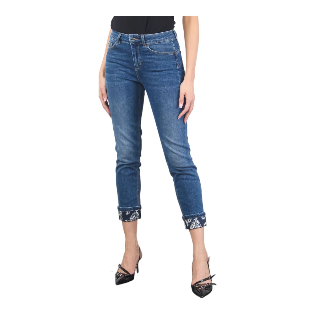Liu Jo Slim-fit Denim Jeans Blue Dames