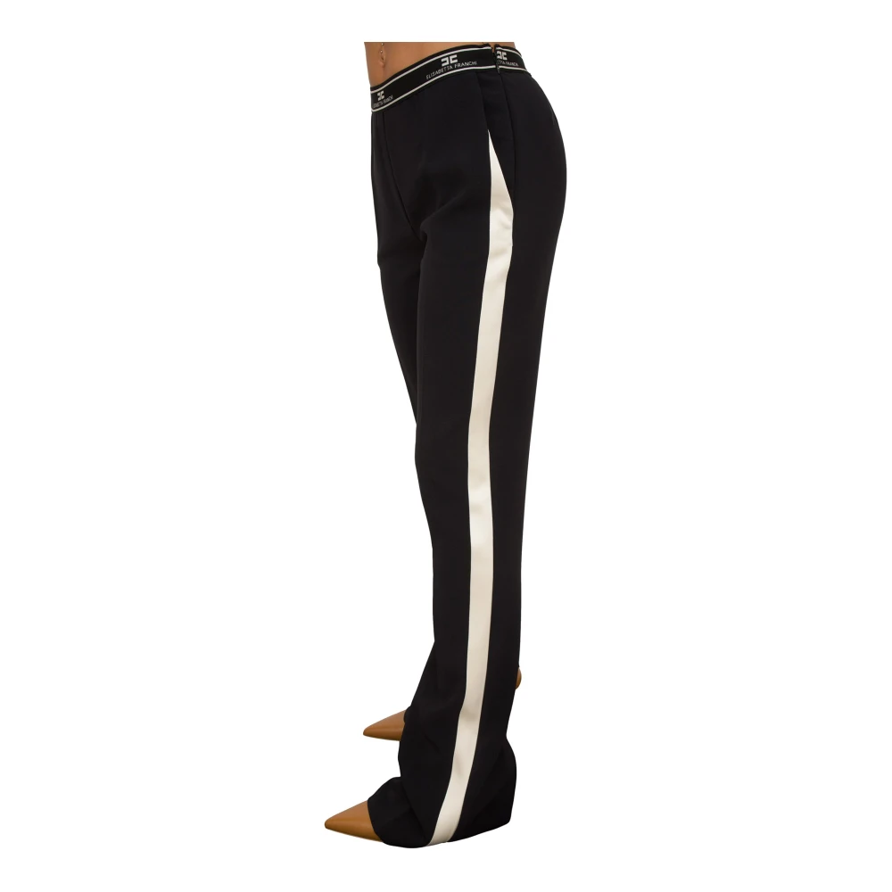 Elisabetta Franchi Stijlvolle Broek voor Vrouwen Black Dames