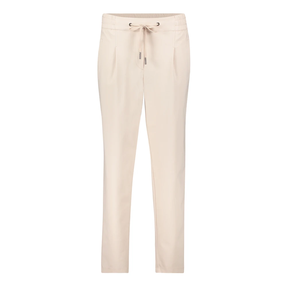 Betty & Co Stretch broek met zakken Beige Dames