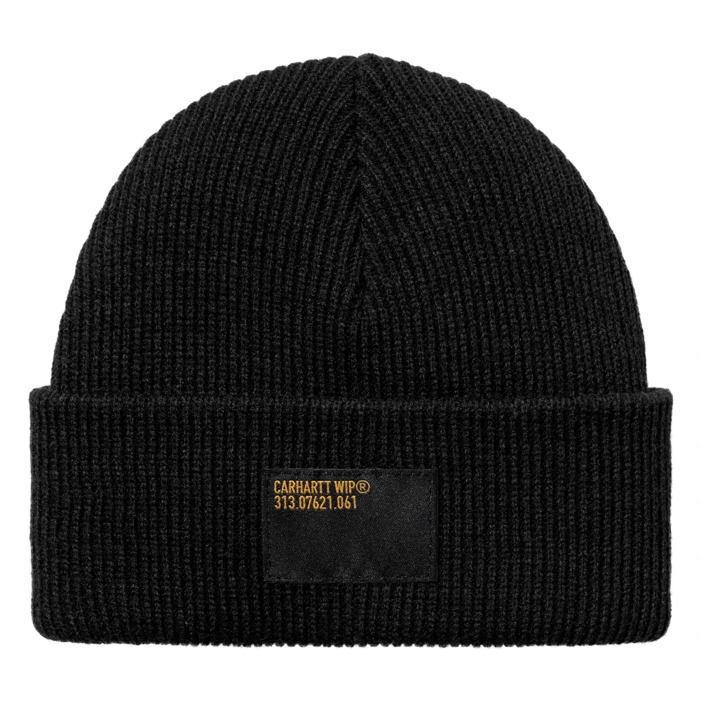 Carhartt Wip Haste Beanie Wool Cap Black, Unisex