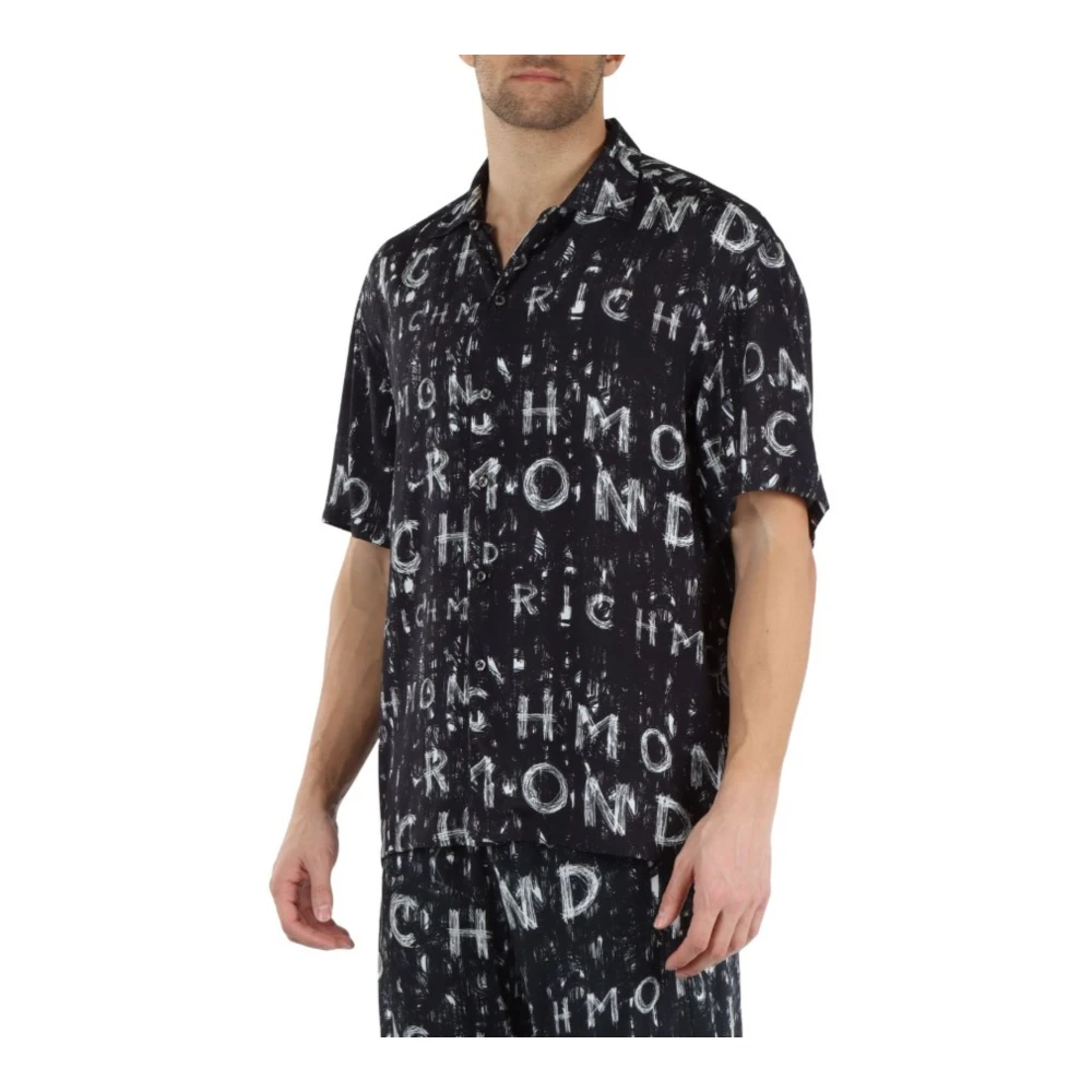 John Richmond Heren Casual Overhemd Black Heren